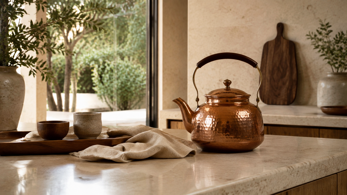 Copper Tea Kettle Benefits: Use, Care, and Kitchen Styling