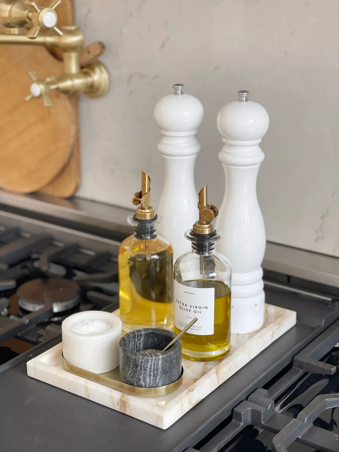 Olive Oil Stations That Look Styled (Not Messy)