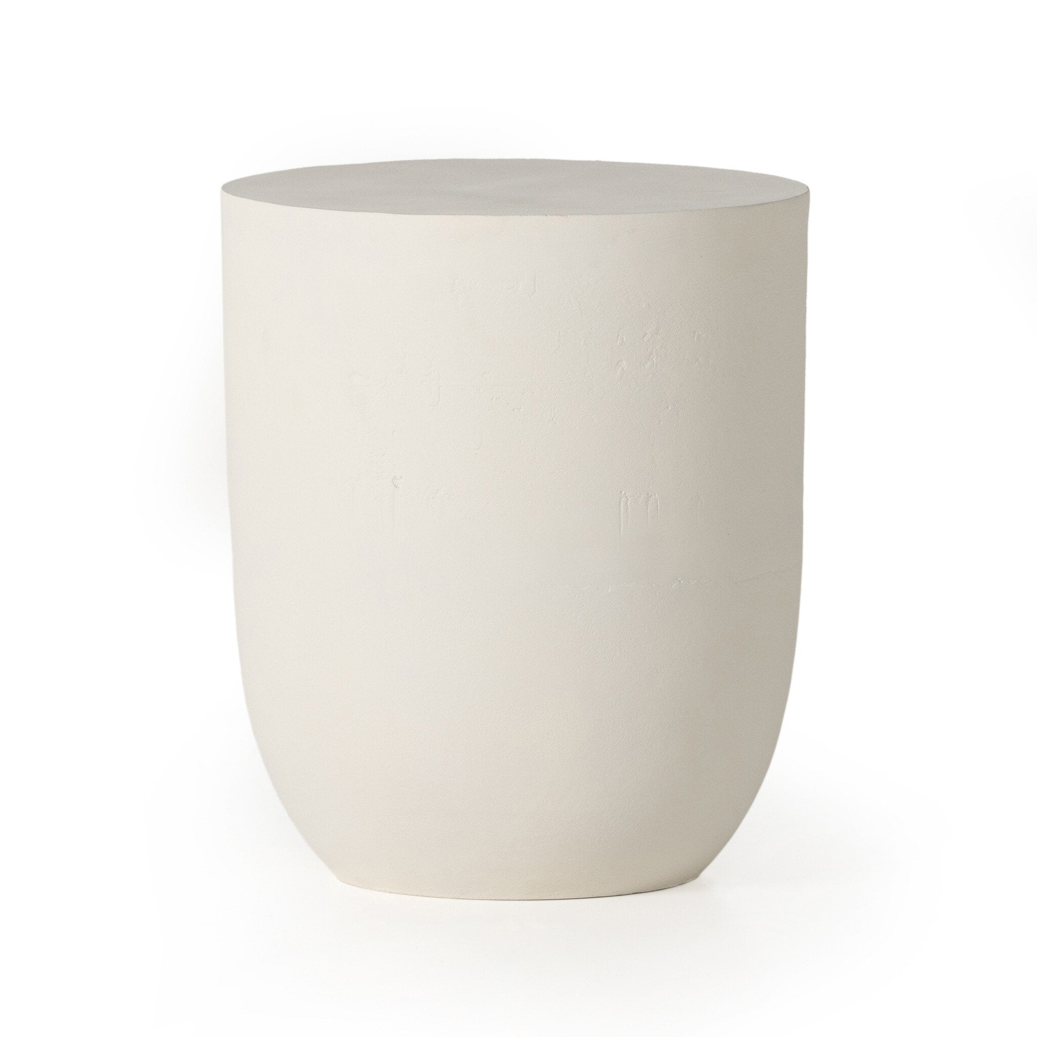 White outdoor drink table on a white background. | Wildwood Home Co.