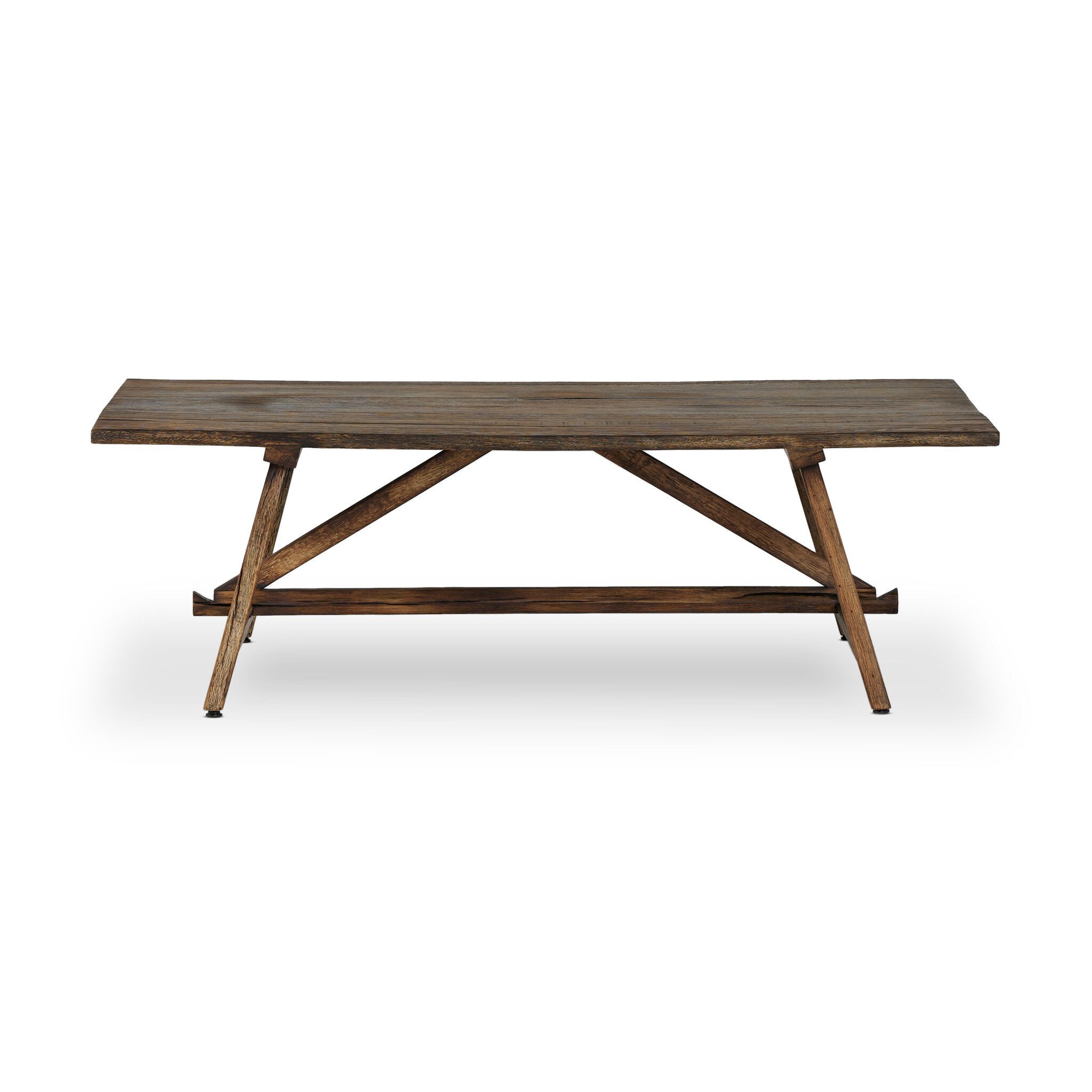 Wooden coffee table on a white background. | S.W. Home