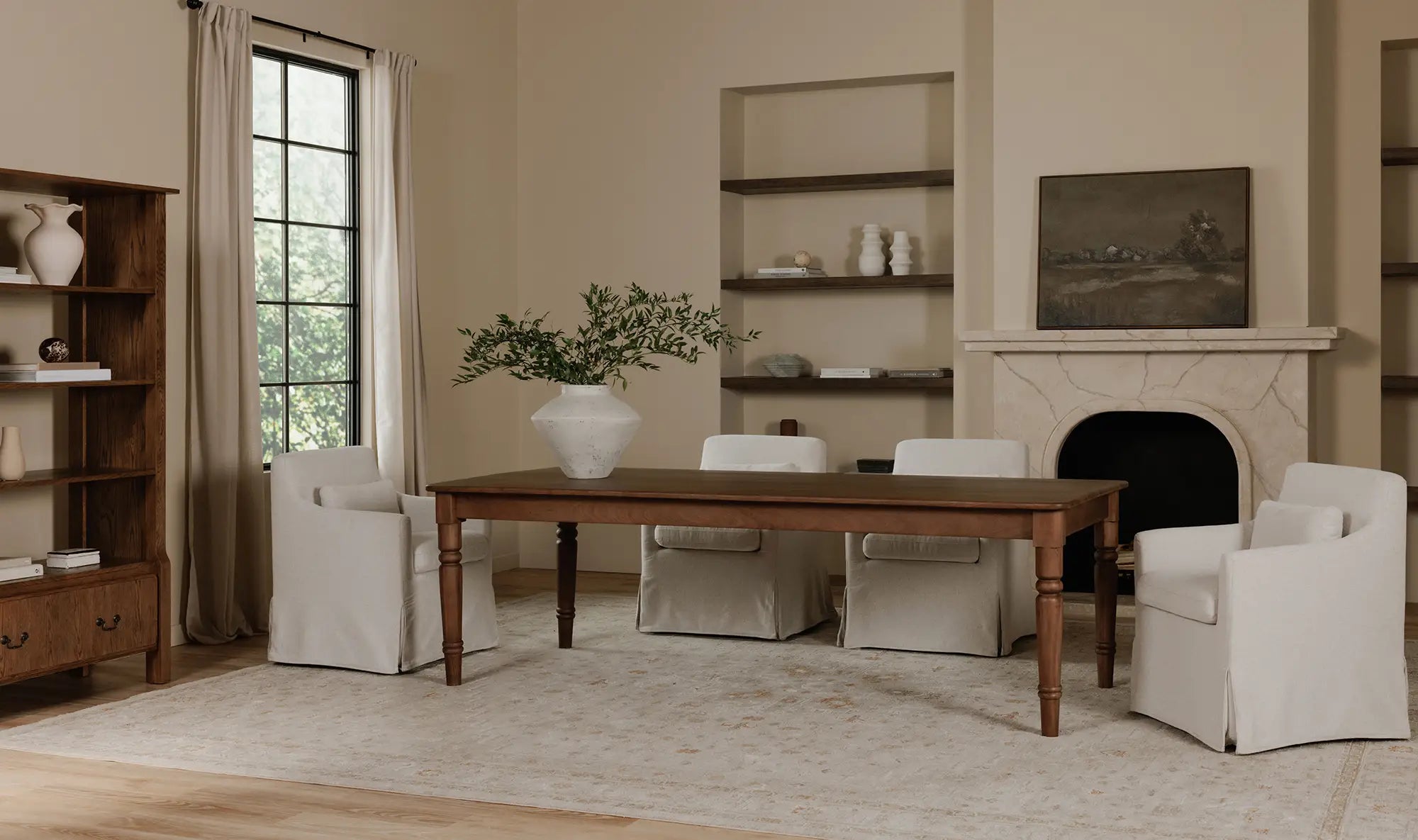 Lydia Slipcover Dining Chair