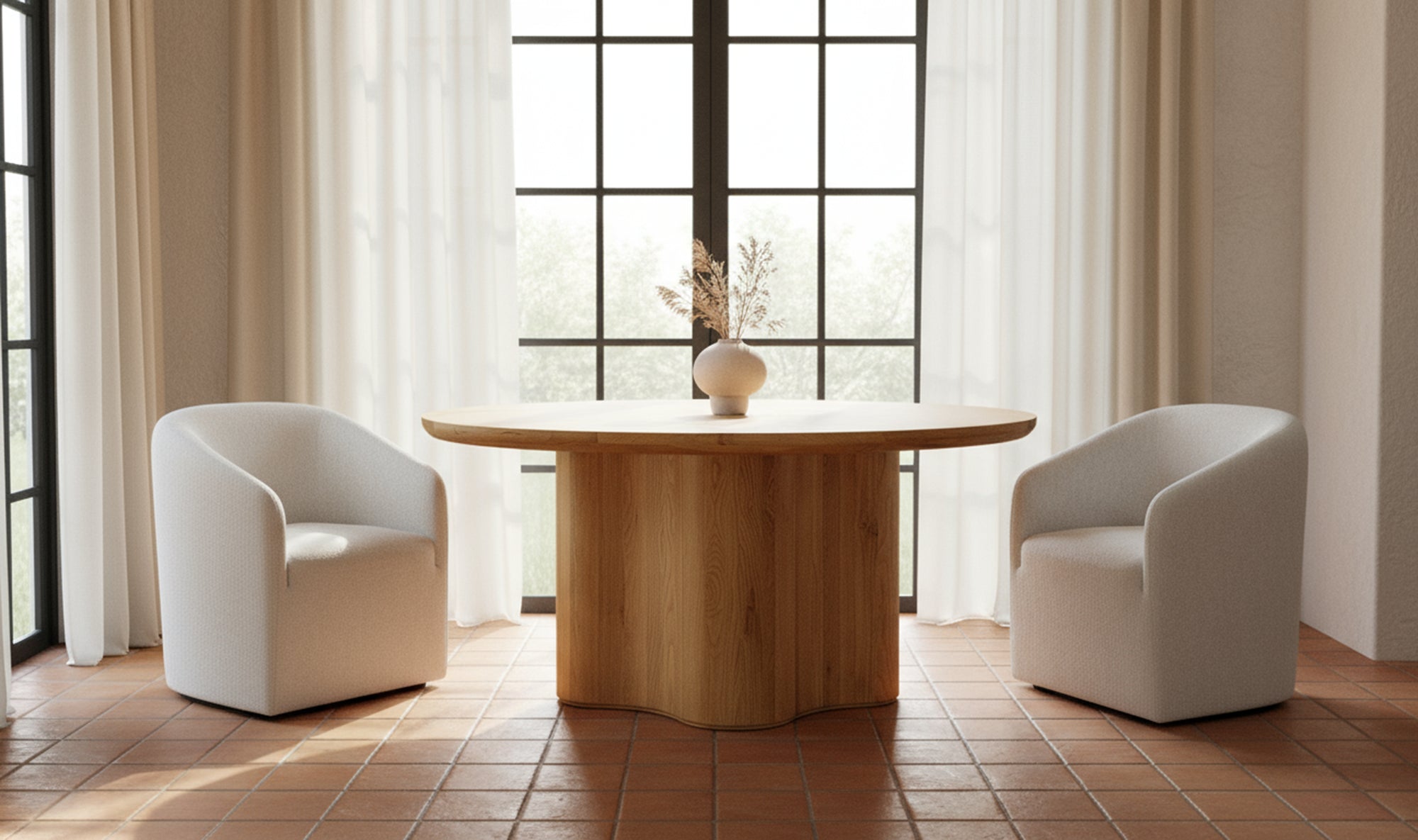 Sandy Rolling Dining Chair