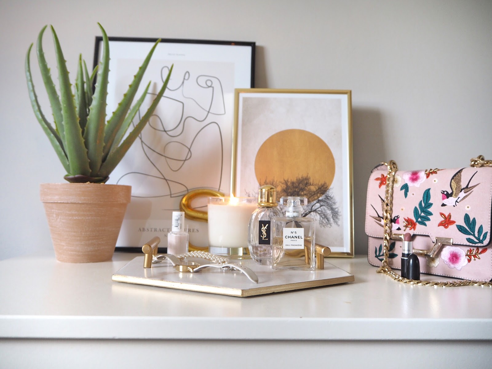 How to Style a Travertine Tray in Every Room