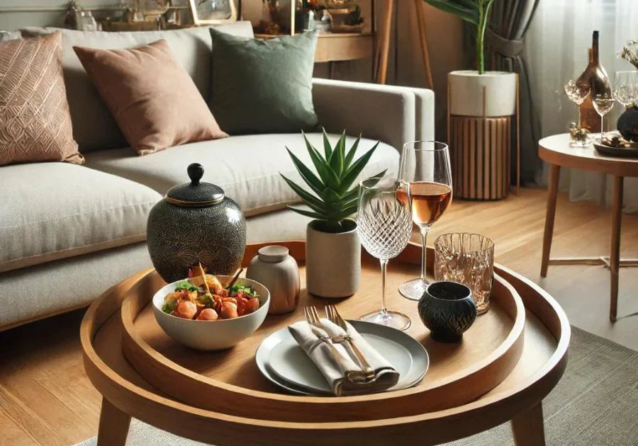 Functional & Stylish: How to Use Trays, Bowls & Canisters to Organize