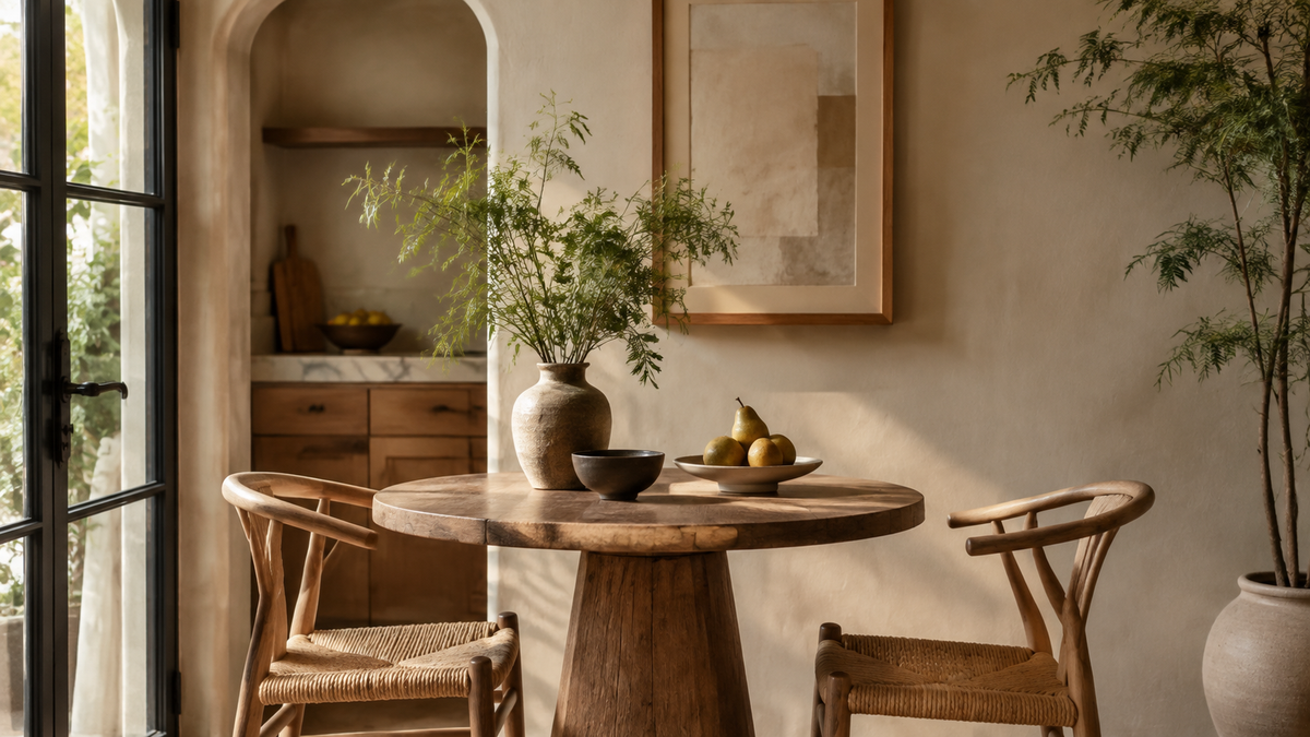 Wood Bistro Tables for Small Dining Spaces