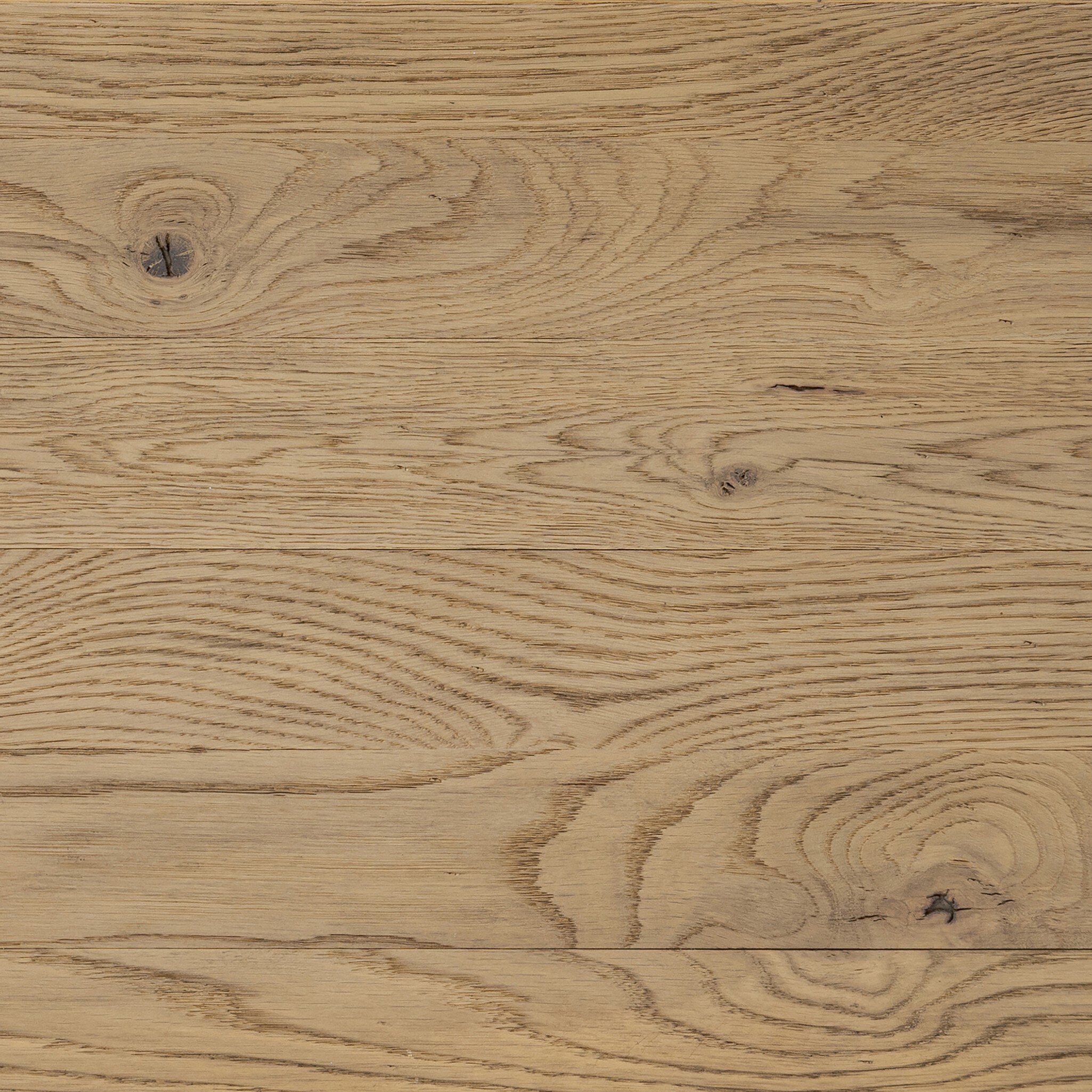 Close up of the wooden nightstand showing its color and graining. 