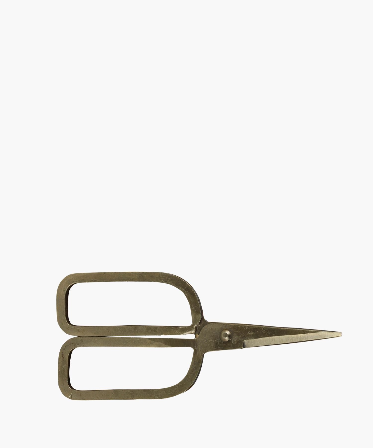 Squared Brass Scissors